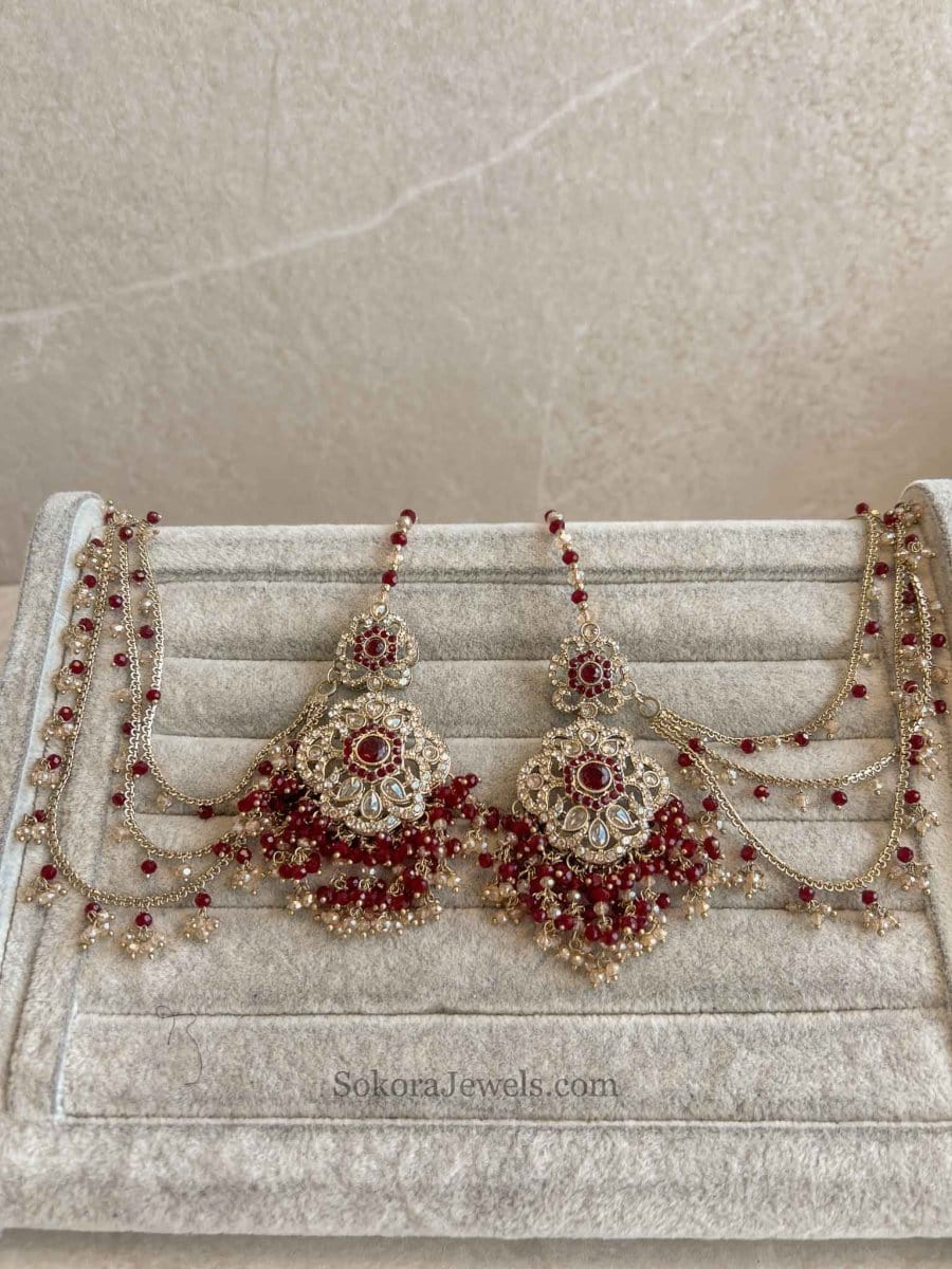 Large 6 Piece Bridal set - 3 Colours - SOKORA JEWELSLarge 6 Piece Bridal set - 3 Colourscustom