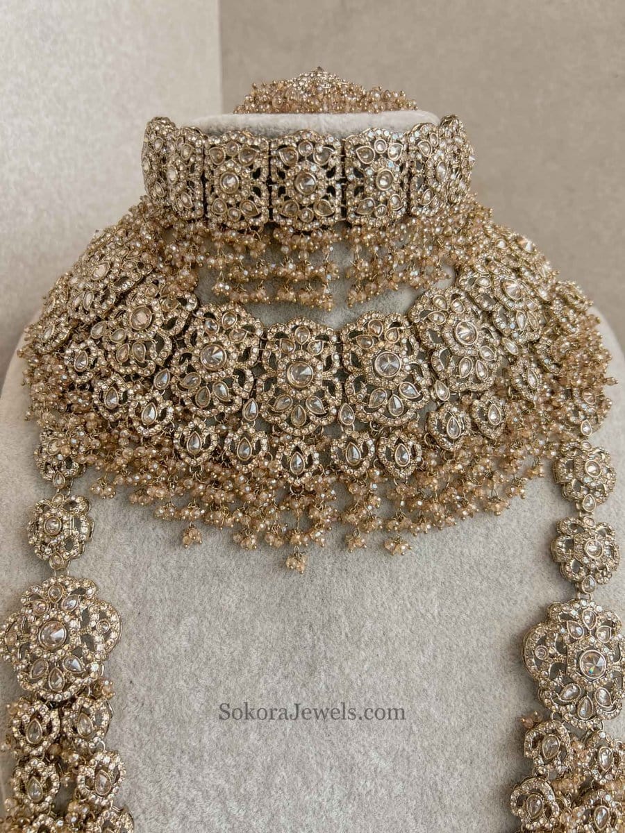 Large 6 Piece Bridal set - 3 Colours - SOKORA JEWELSLarge 6 Piece Bridal set - 3 Colourscustom