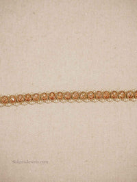 Large Gem Antique Gold Waist chain. - SOKORA JEWELSLarge Gem Antique Gold Waist chain.