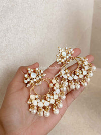 Large Mother of Pearl Earrings - SOKORA JEWELSLarge Mother of Pearl Earrings