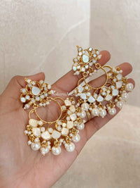 Large Mother of Pearl Earrings - SOKORA JEWELSLarge Mother of Pearl Earrings