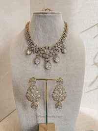Large Statement Antique Diamante Set - SOKORA JEWELSLarge Statement Antique Diamante SetNECKLACE SETS