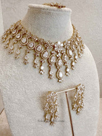Large Statement Antique Diamante Set - SOKORA JEWELSLarge Statement Antique Diamante SetNECKLACE SETS