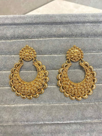 Large Temple Style Earrings - SOKORA JEWELSLarge Temple Style Earrings