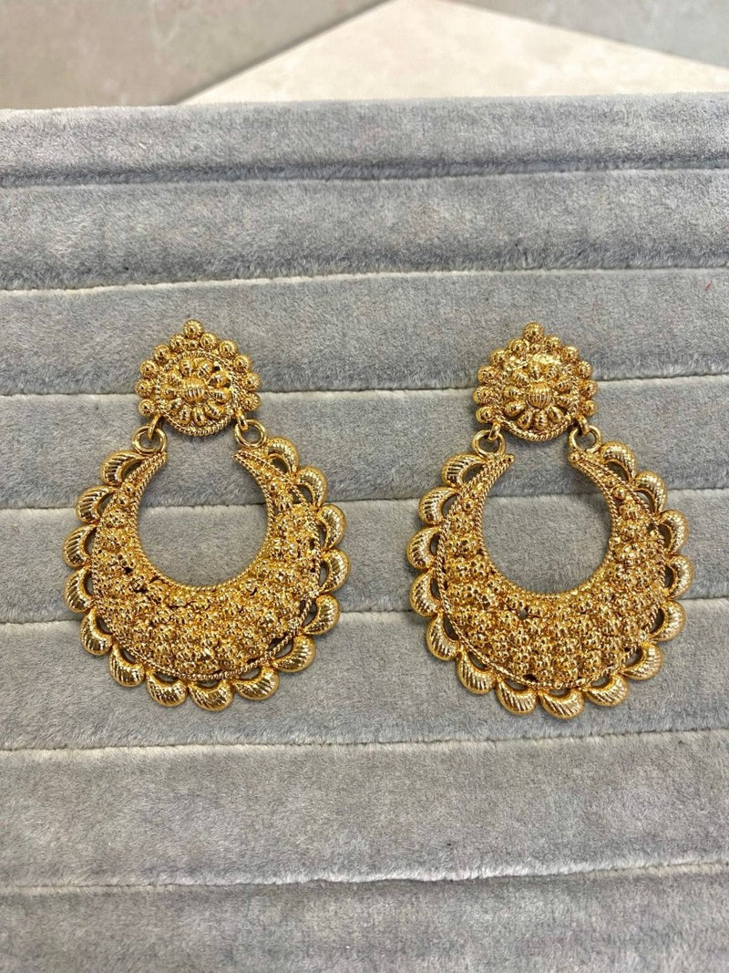 Large Temple Style Earrings - SOKORA JEWELSLarge Temple Style Earrings