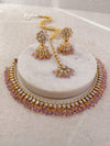 Leena Faux Kundan Set - Purple - SOKORA JEWELSLeena Faux Kundan Set - PurpleNECKLACE SETS