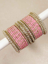 Light Pink Bangle set - 2.8 - SOKORA JEWELSLight Pink Bangle set - 2.8BANGLES