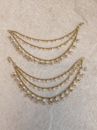 Light Pink Earring chains - SOKORA JEWELSLight Pink Earring chainsEARRINGS