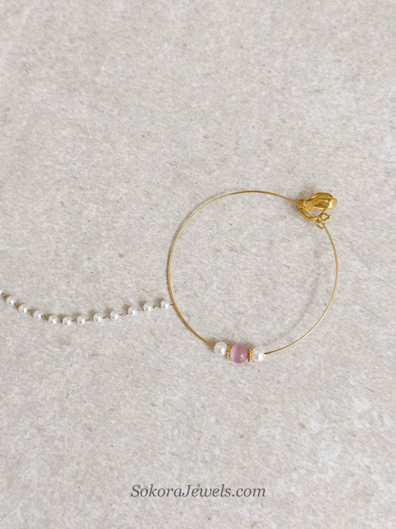 Light Pink Nose ring - SOKORA JEWELSLight Pink Nose ringnose rings