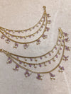 Light Purple Earring chains - SOKORA JEWELSLight Purple Earring chainsEARRINGS