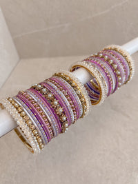 Lilac Bangle Stack - SOKORA JEWELSLilac Bangle StackBANGLES