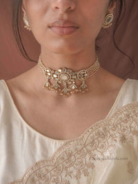 Lishba Mirrored Choker Set - SOKORA JEWELSLishba Mirrored Choker Set