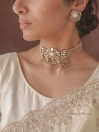 Lishba Mirrored Choker Set - SOKORA JEWELSLishba Mirrored Choker Set