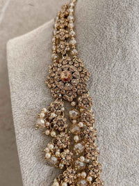 Long Mala 2 Strand Necklace - Golden - SOKORA JEWELSLong Mala 2 Strand Necklace - Golden