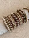 Lucie Bangle Set - Winter Browns - SOKORA JEWELSLucie Bangle Set - Winter BrownsBANGLES