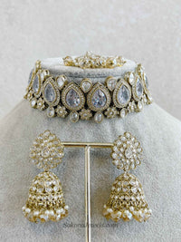 Lucie Golden Choker set - SOKORA JEWELSLucie Golden Choker setNECKLACE SETS