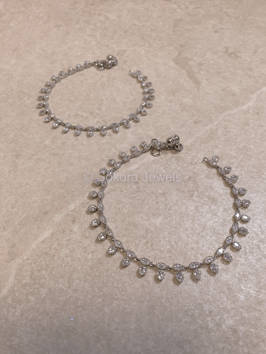 Luxury Diamante Anklets - SOKORA JEWELSLuxury Diamante Anklets