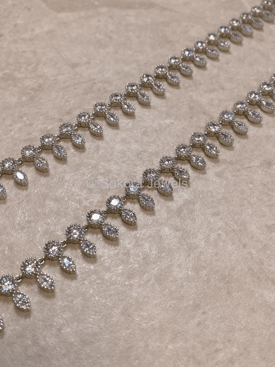 Luxury Diamante Anklets - SOKORA JEWELSLuxury Diamante Anklets