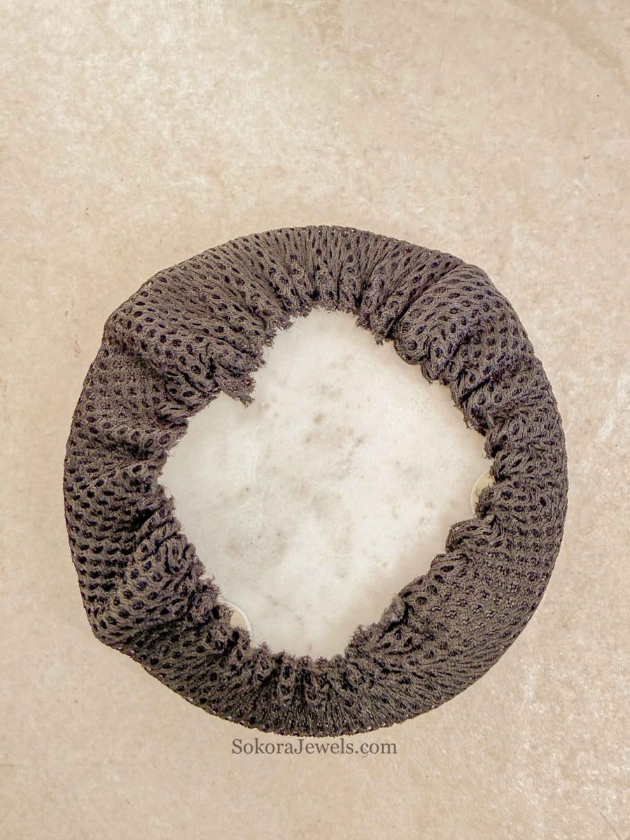 Luxury Embellished Bridal Bun Base & Statement Bun Cover - SOKORA JEWELSLuxury Embellished Bridal Bun Base & Statement Bun Cover