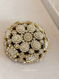 Luxury Embellished Bridal Bun Base & Statement Bun Cover - SOKORA JEWELSLuxury Embellished Bridal Bun Base & Statement Bun Cover