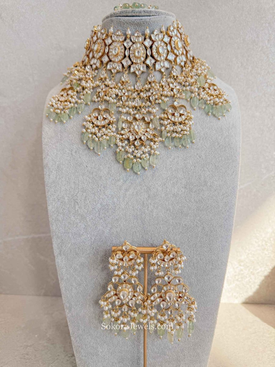 Luxury Gold Plated Kundan Bridal Jewellery Set – Heritage Collection - SOKORA JEWELSLuxury Gold Plated Kundan Bridal Jewellery Set – Heritage Collection