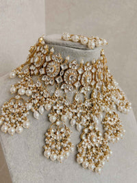Luxury Gold Plated Pearl Kundan Bridal Jewellery Set – Heritage Collection - SOKORA JEWELSLuxury Gold Plated Pearl Kundan Bridal Jewellery Set – Heritage Collection