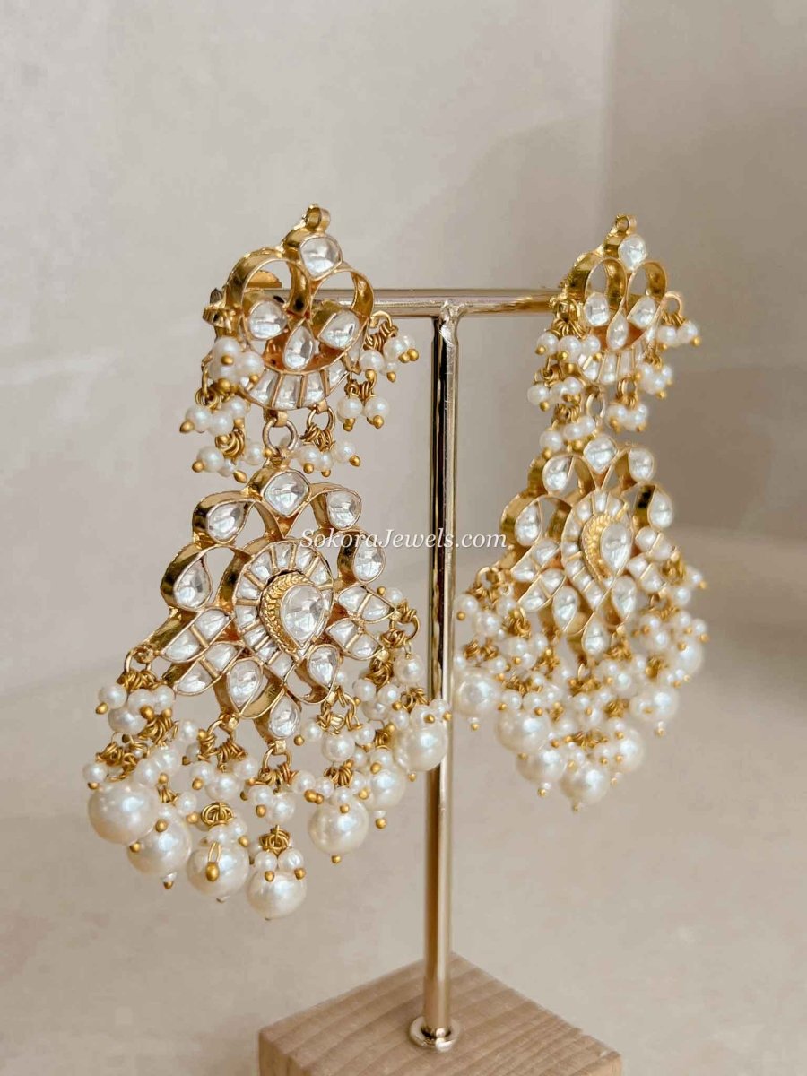 Luxury Gold Plated Pearl Kundan Bridal Jewellery Set – Heritage Collection - SOKORA JEWELSLuxury Gold Plated Pearl Kundan Bridal Jewellery Set – Heritage Collection