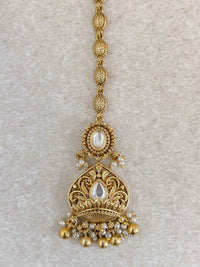 Luxury Kundan Gold Ball Tikka - SOKORA JEWELSLuxury Kundan Gold Ball Tikka