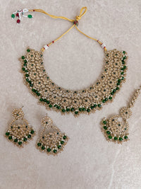 Maheema Necklace set - Green - SOKORA JEWELSMaheema Necklace set - Greennecklace sets