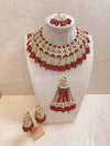 Mahira Bridal set - Maroon - SOKORA JEWELSMahira Bridal set - Marooncustom