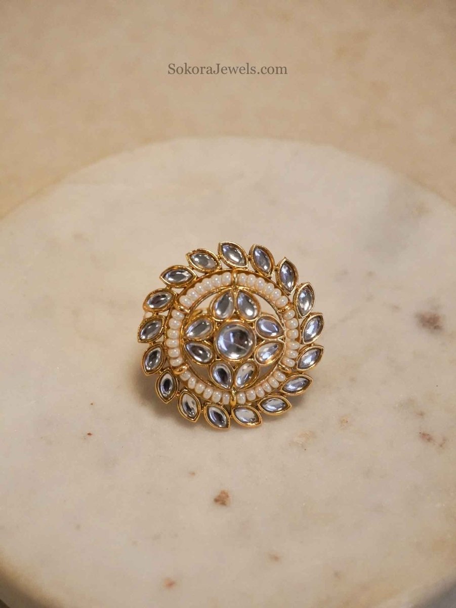 Mandala Kundan ring - SOKORA JEWELSMandala Kundan ringRING
