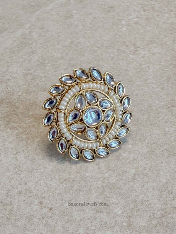 Mandala Kundan ring - SOKORA JEWELSMandala Kundan ringRING