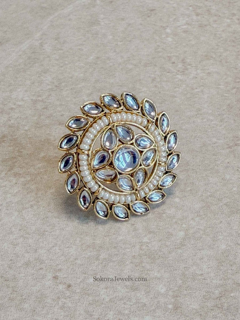Mandala Kundan ring - SOKORA JEWELSMandala Kundan ringRING