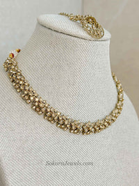 Marie Small Golden Necklace Set - SOKORA JEWELSMarie Small Golden Necklace SetNECKLACE SETS