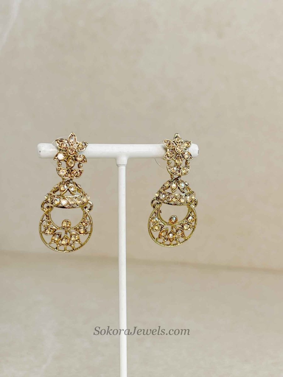 Marie Small Golden Necklace Set - SOKORA JEWELSMarie Small Golden Necklace SetNECKLACE SETS