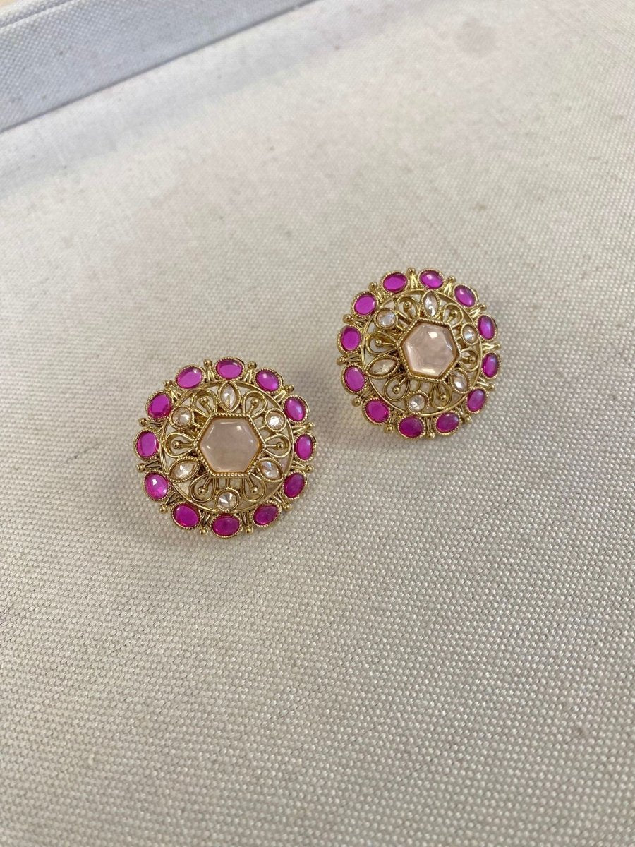 Medium Crystal Tops - Ruby - SOKORA JEWELSMedium Crystal Tops - Rubystuds and tops