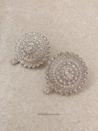 Medium Crystal Tops - Silver - SOKORA JEWELSMedium Crystal Tops - Silverstuds and tops