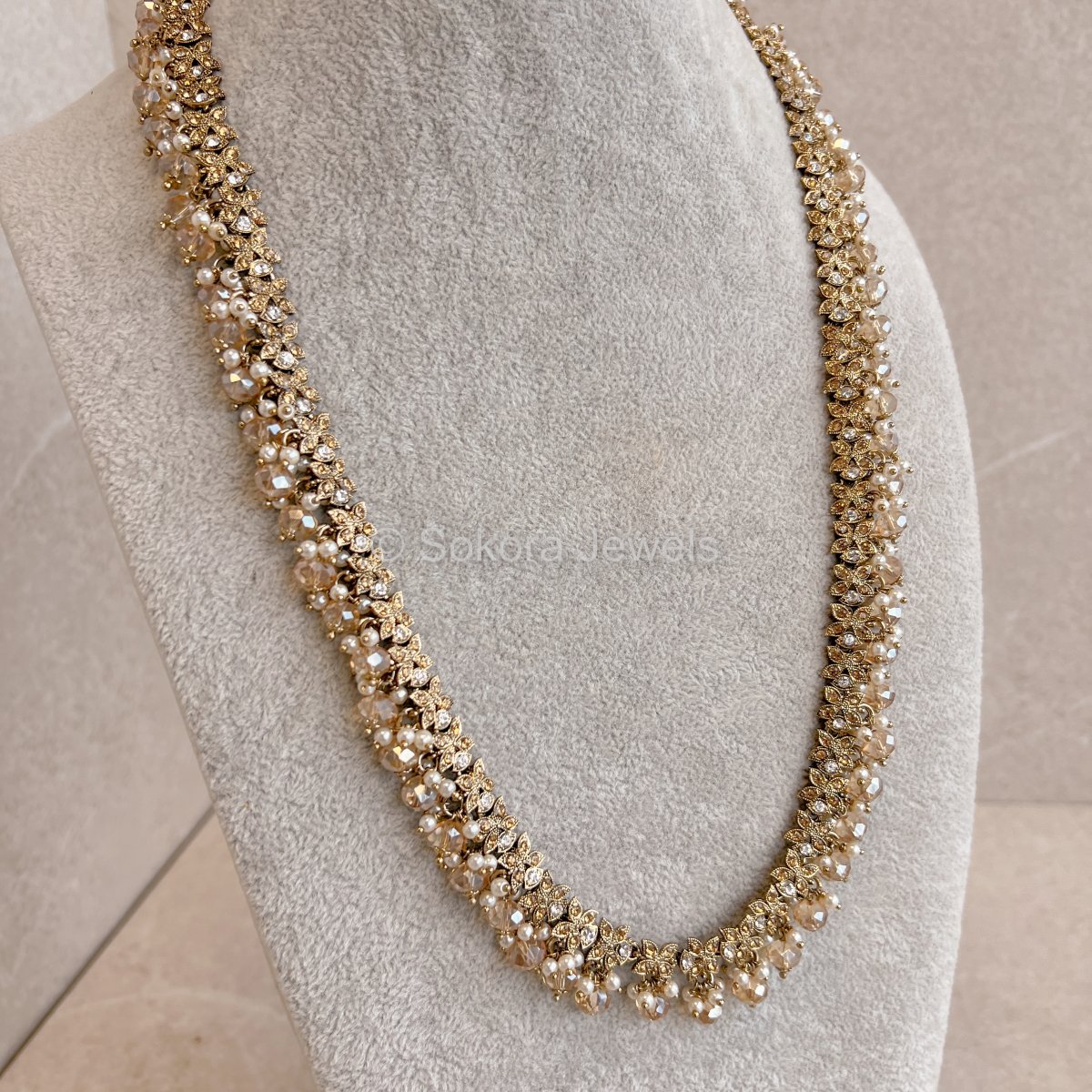 Medium Length Golden Mala - SOKORA JEWELSMedium Length Golden Mala