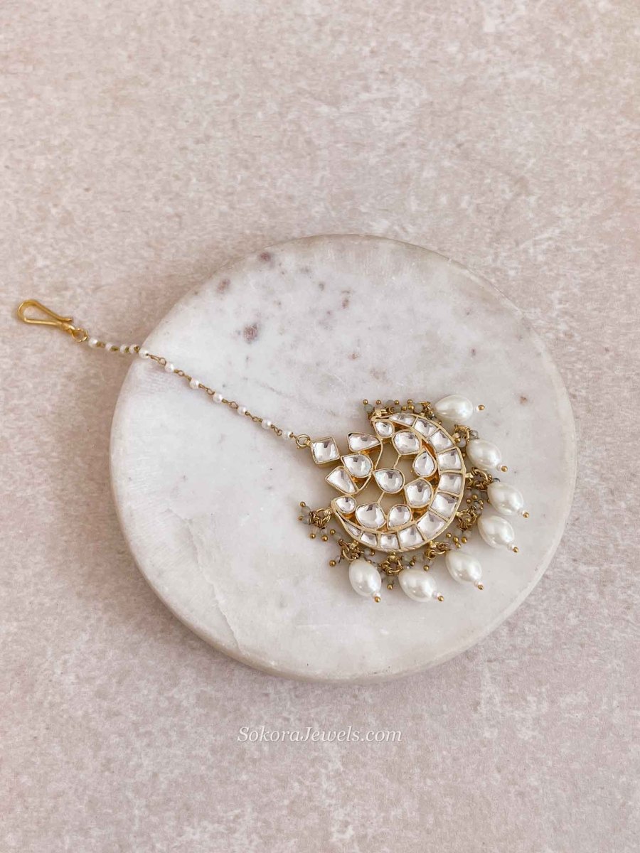Medium Mother of Pearl Tikka - SOKORA JEWELSMedium Mother of Pearl Tikka