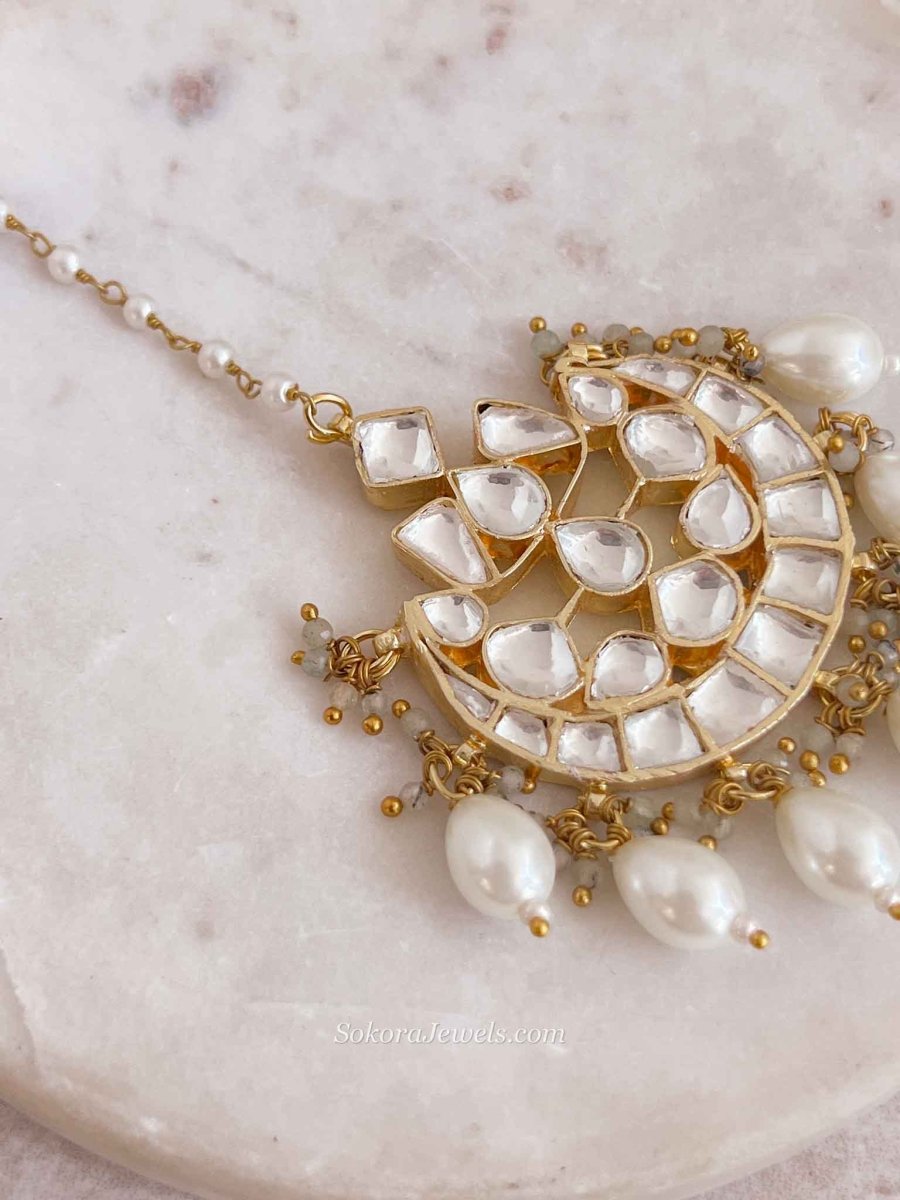 Medium Mother of Pearl Tikka - SOKORA JEWELSMedium Mother of Pearl Tikka