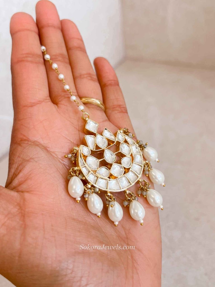 Medium Mother of Pearl Tikka - SOKORA JEWELSMedium Mother of Pearl Tikka