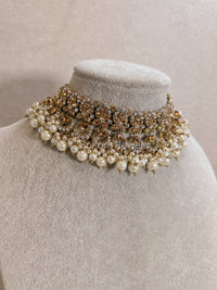 Meera Choker - Pearl - SOKORA JEWELSMeera Choker - PearlChoker Sets