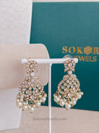 Mehak 4 Piece Jewelry Set Box - Ivory - SOKORA JEWELSMehak 4 Piece Jewelry Set Box - Ivory
