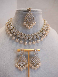 Mehak Clear Necklace sets - SOKORA JEWELSMehak Clear Necklace sets