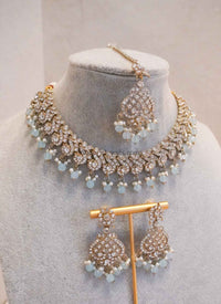 Mehak Clear Necklace sets - SOKORA JEWELSMehak Clear Necklace sets