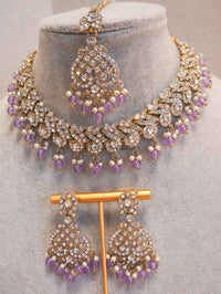 Mehak Clear Necklace sets - SOKORA JEWELSMehak Clear Necklace sets