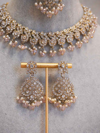 Mehak Clear Necklace sets - SOKORA JEWELSMehak Clear Necklace sets