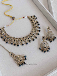 Mehak Golden Necklace sets - SOKORA JEWELSMehak Golden Necklace sets