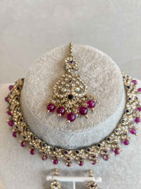 Mehak Golden Necklace sets - SOKORA JEWELSMehak Golden Necklace sets