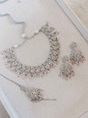 Mehak Silver Necklace sets - SOKORA JEWELSMehak Silver Necklace sets